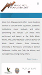 Mobile Screenshot of musicartsmanagement.com